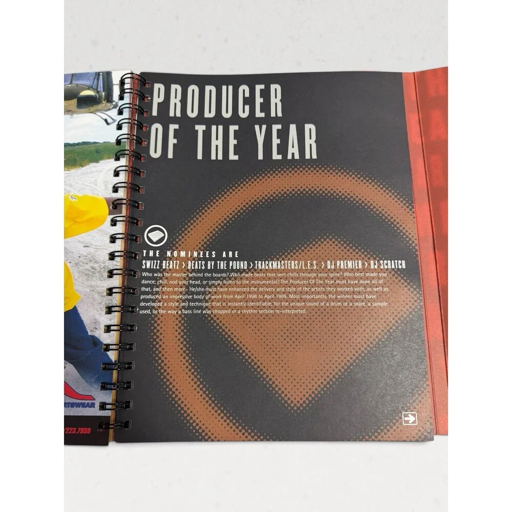THE SOURCE 1999 HIP HOP AWARDS OFFICIAL SHOW PROGRAM - IMPOSSIBLE TO FIND
